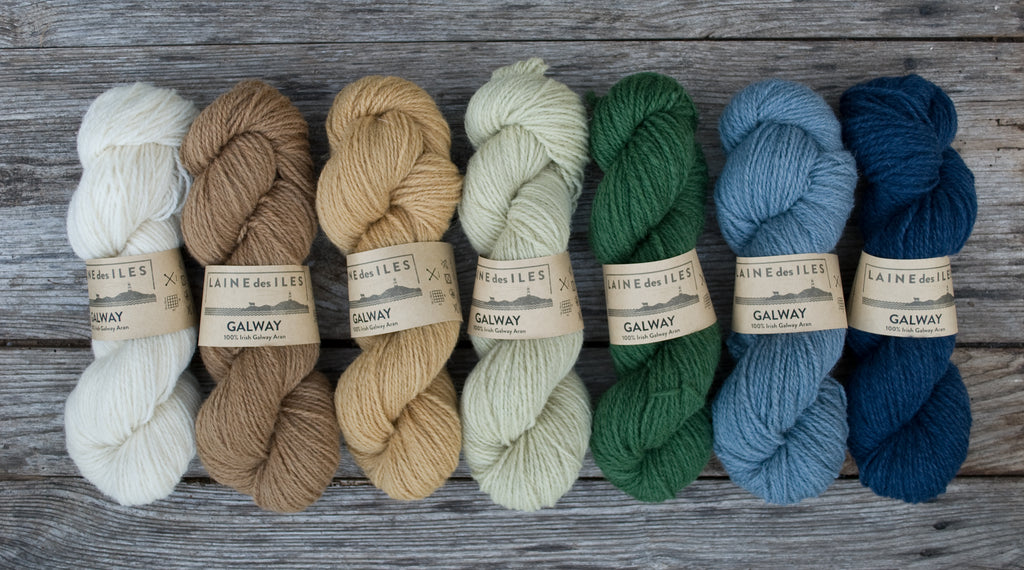 Galway - the first 100% Irish yarn in our shop!